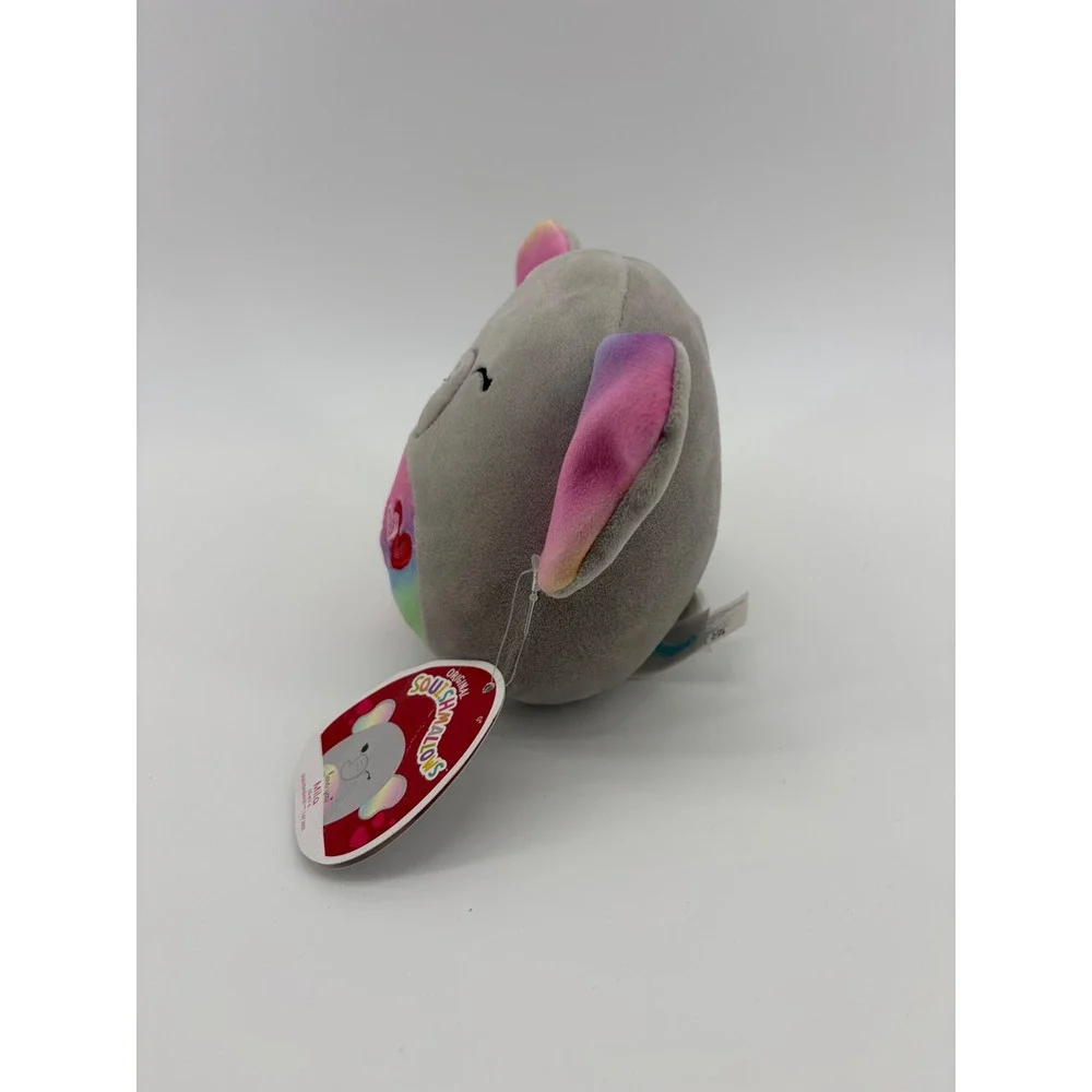 Squishmallows Mila Elephant Plush Kids 5 Inch Grey Rainbow Valentine Hearts 2022